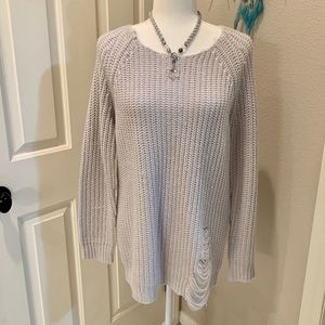 Fashionnova distressed cozy sweater